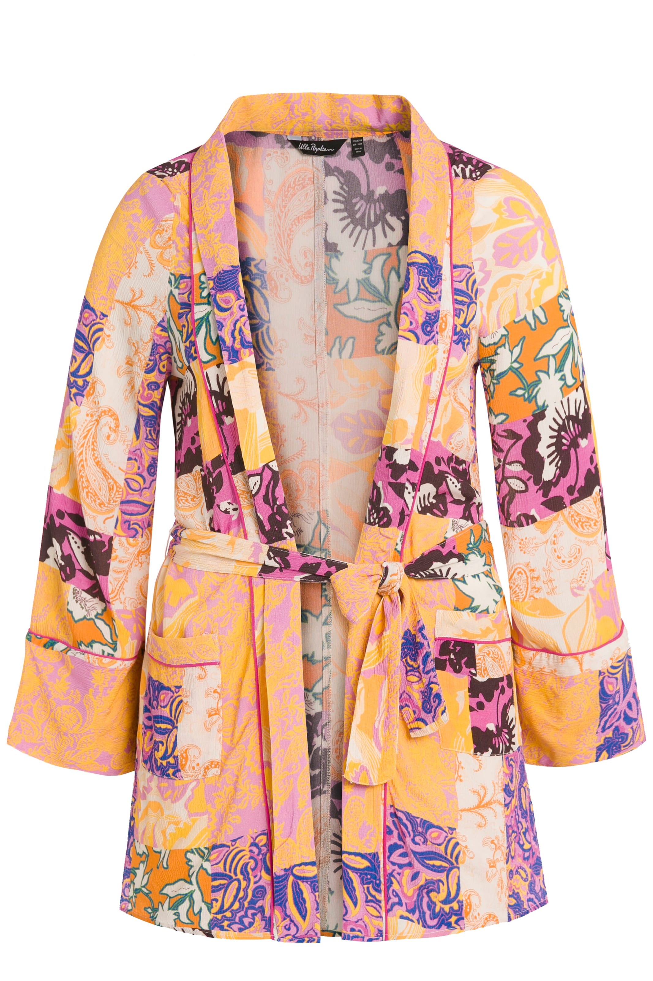 Ulla Popken Kimono in Oranje: voorkant