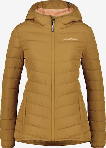 Alife and Kickin Välikausitakki 'RabeaAK' värissä keltainen: etupuoli