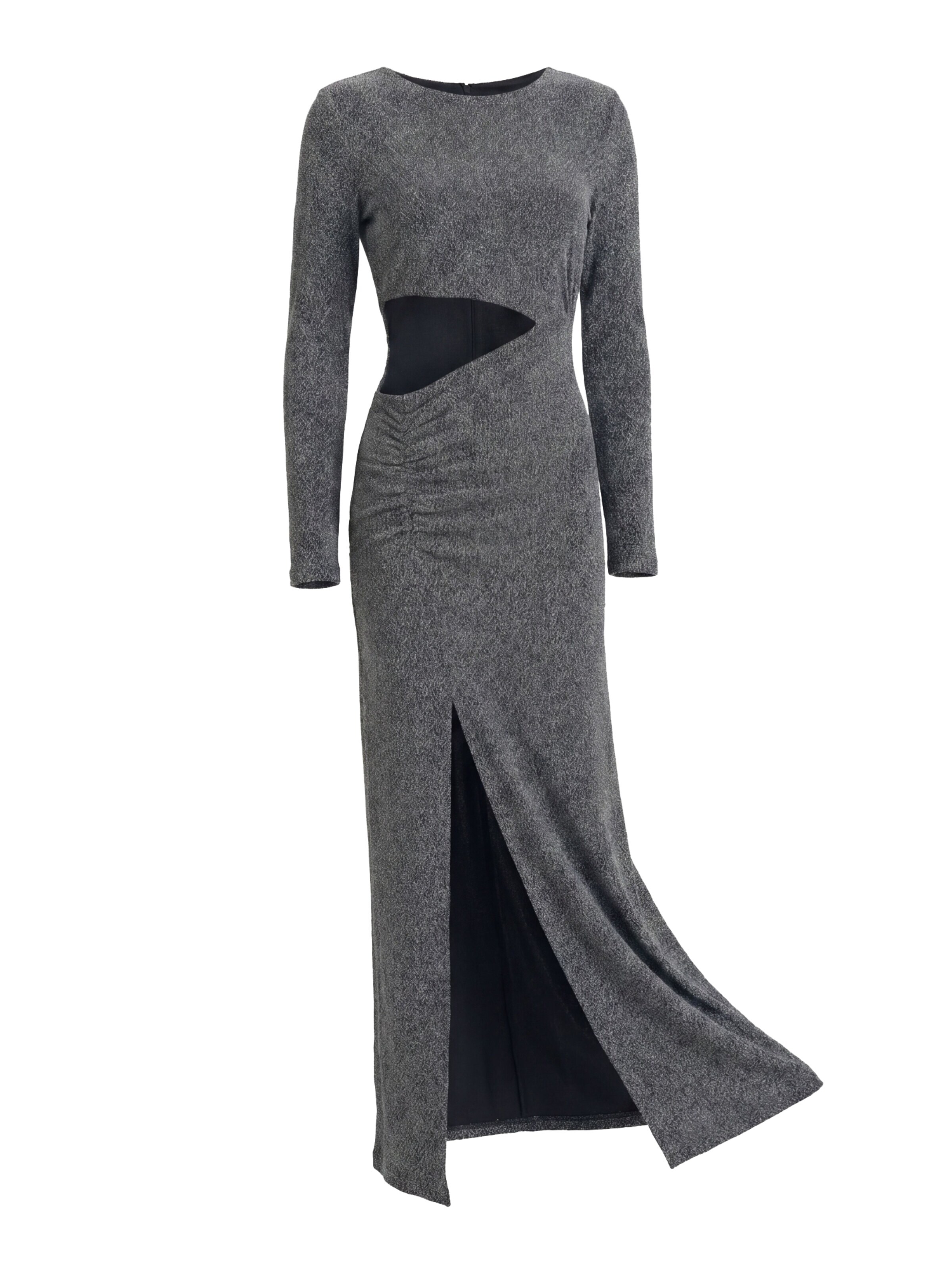 Abito da sera di MB by Marta Buzolic in argento: frontale