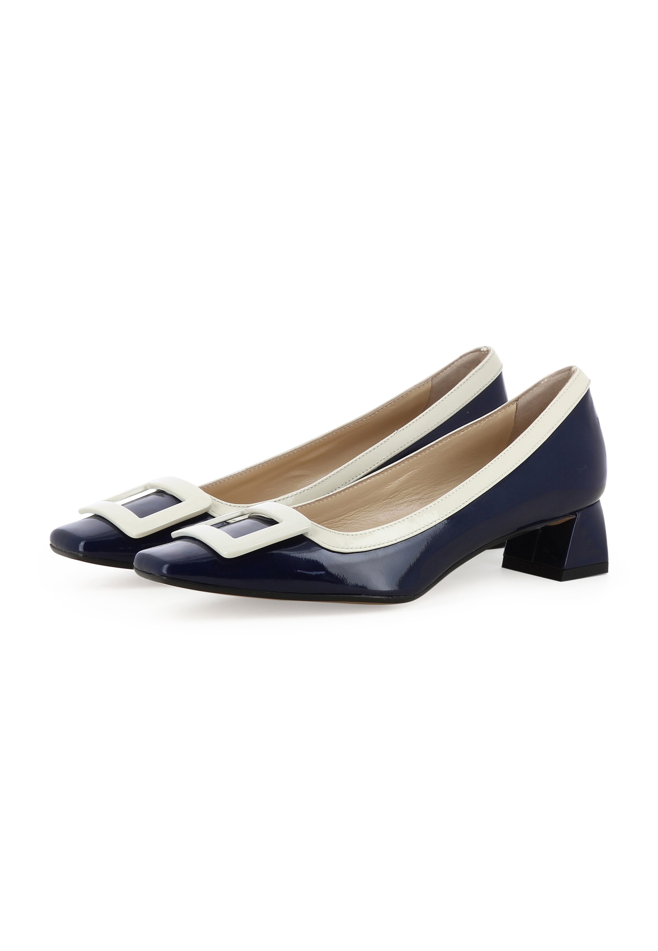 EVITA Pumps 'SABRINA' in Blau: Vorderseite