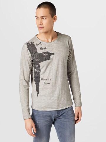 T-Shirt 'LEADER' Key Largo en gris : devant