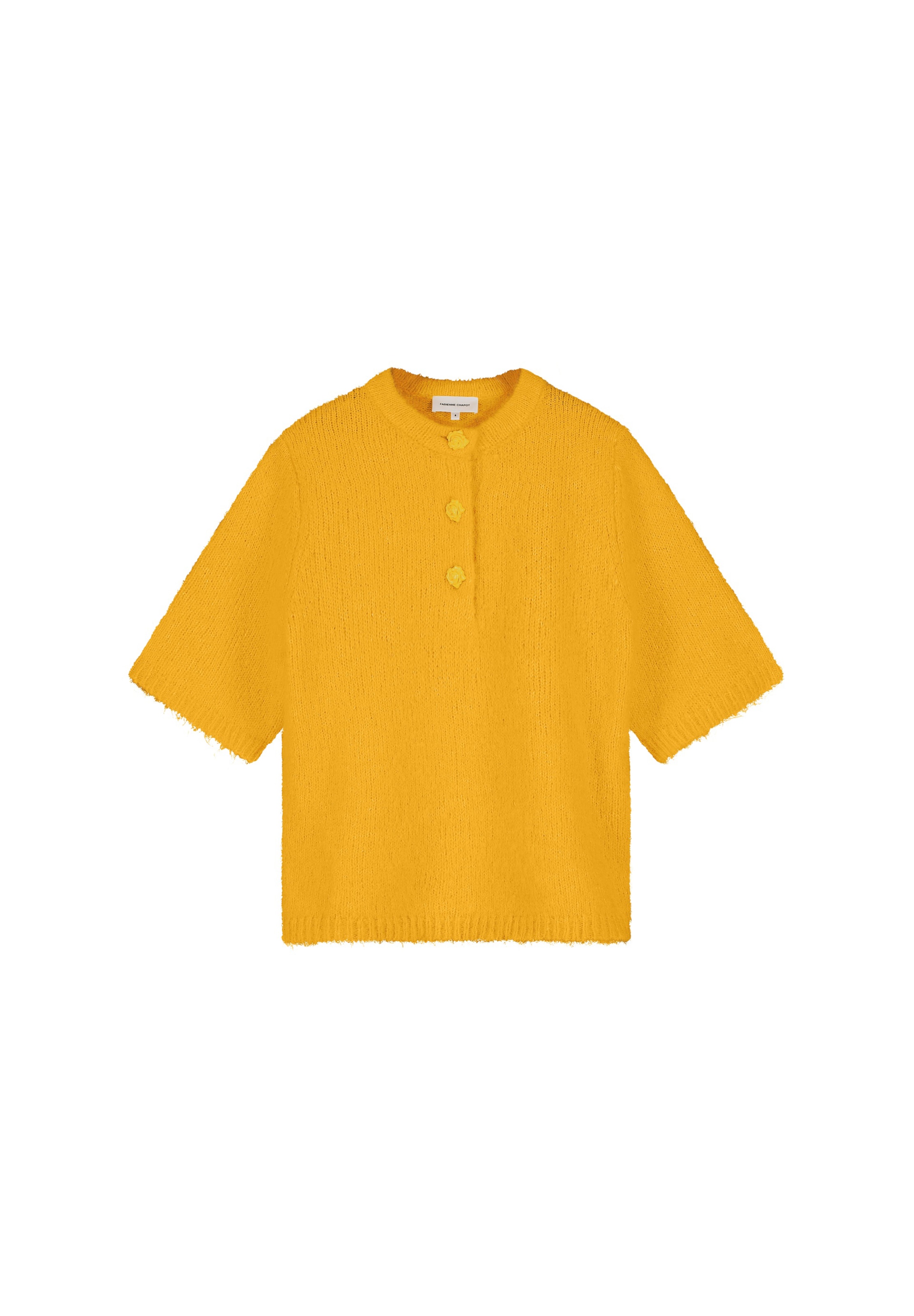 Fabienne Chapot Pullover in Gelb: Vorderseite