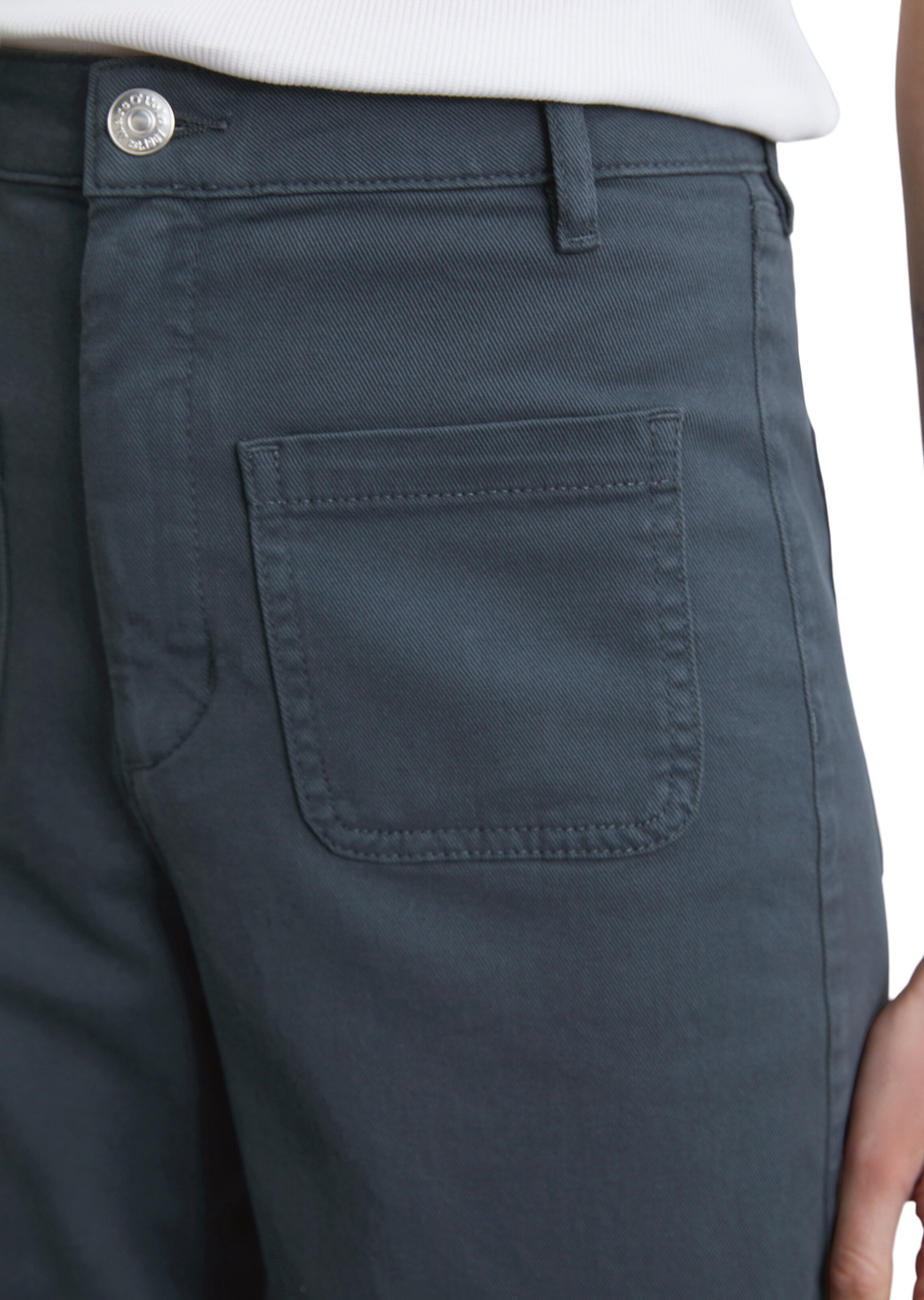 Marc O'Polo Wide leg Jeans 'Tolva' in Blauw