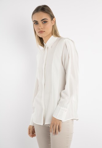 DreiMaster Klassik Blouse 'Colina' in White: front