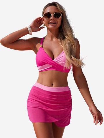 Magicshe Push-up Bikini‌‌‌ in Pink