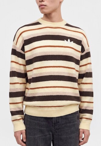 ADIDAS ORIGINALS Svetr 'ESS' – béžová: přední strana