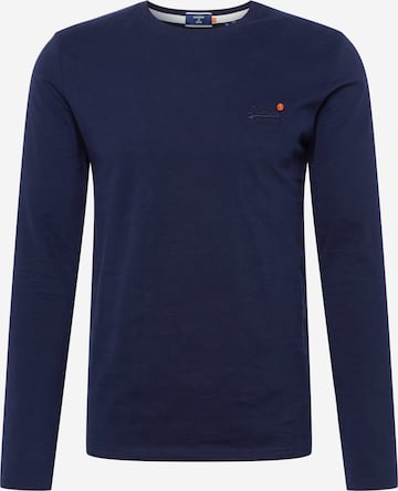 Superdry Regular Fit Shirt in Blau: predná strana