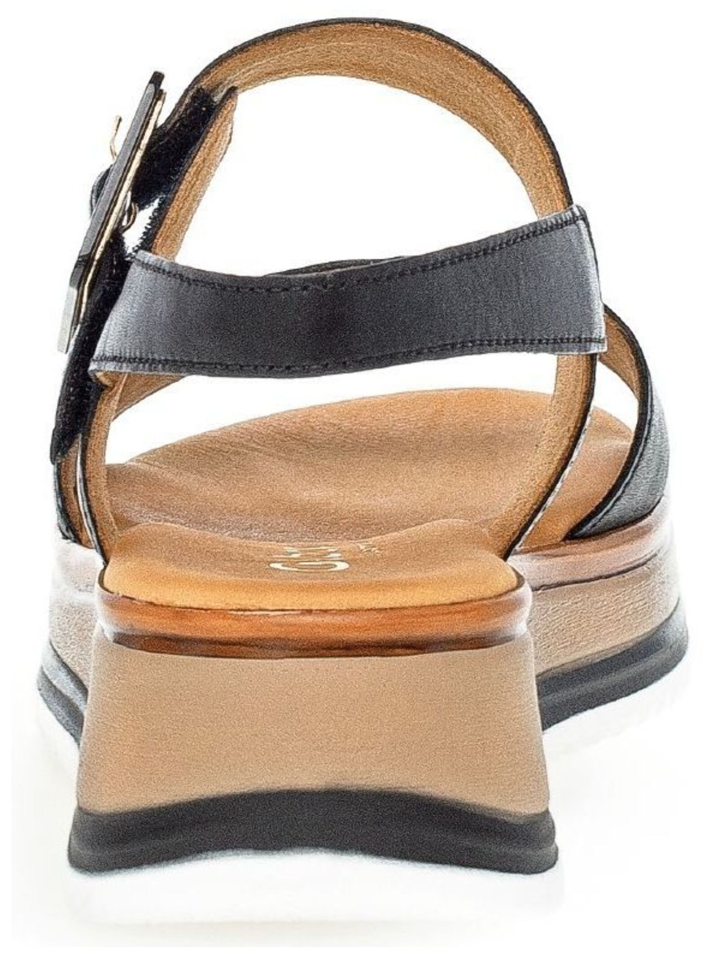 GABOR Sandalen met riem in Zwart