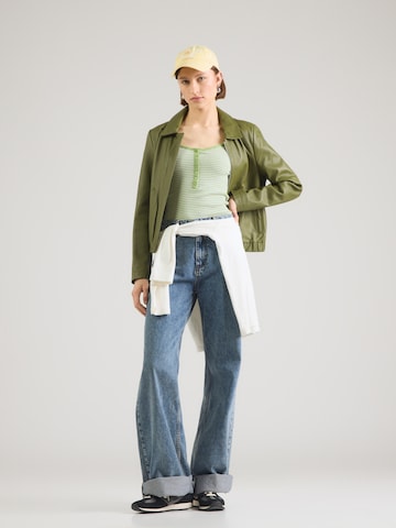 HOLLISTER Τοπ 'MAR4 BARE HENLEY CAMI DTC EX' σε πράσινο