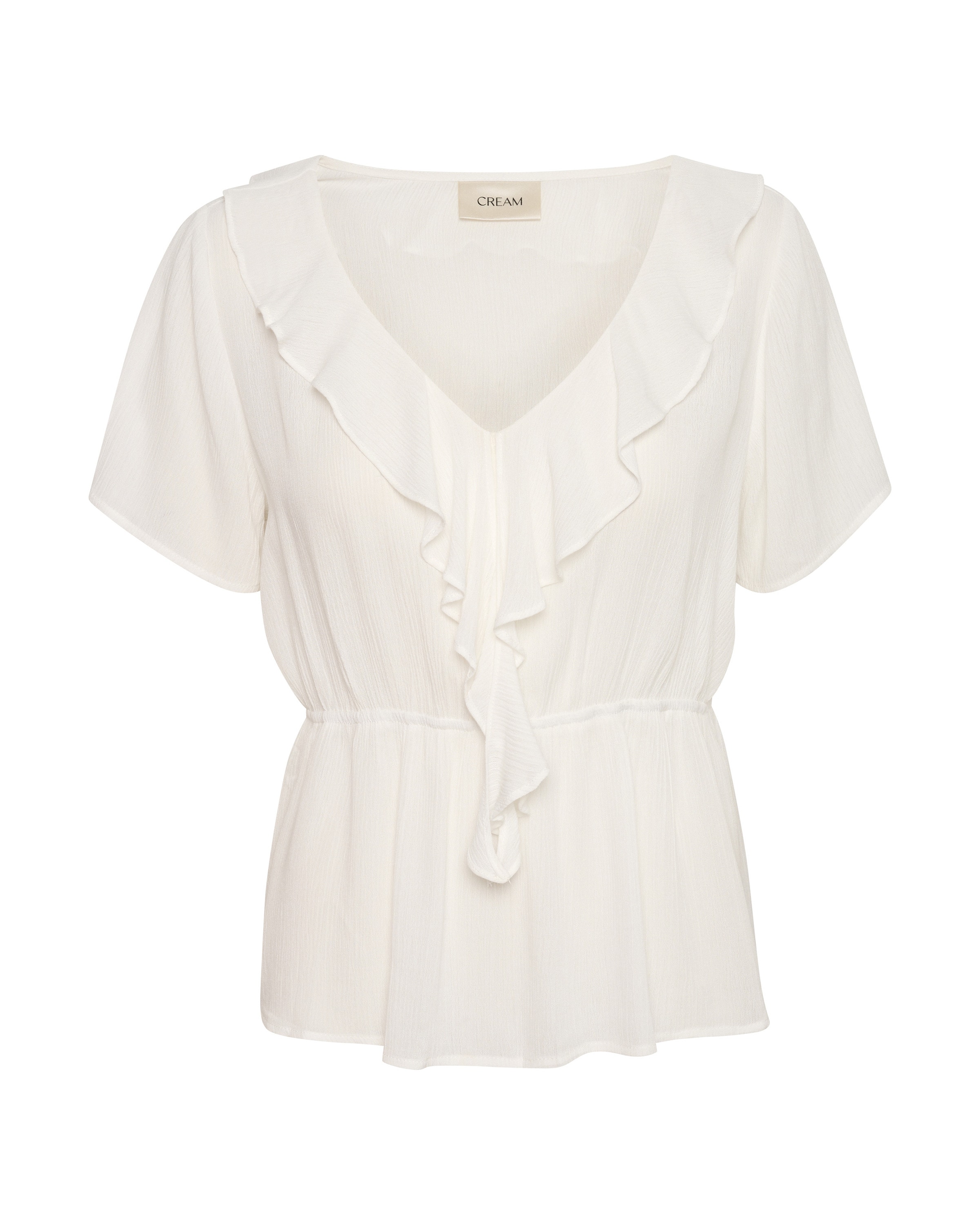 Cream Blouse 'Allie' in White: front