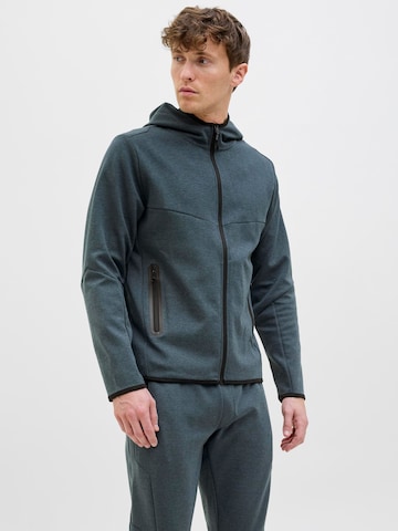 JACK & JONES Tréning dzseki 'JCOFusion' - kék: elől