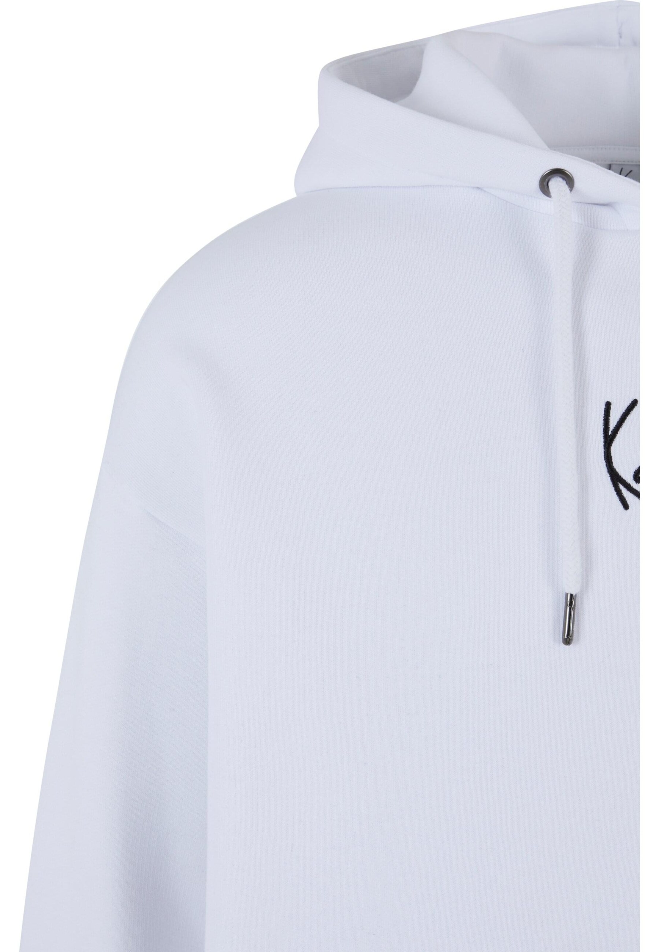 Bluză de molton de la Karl Kani pe alb