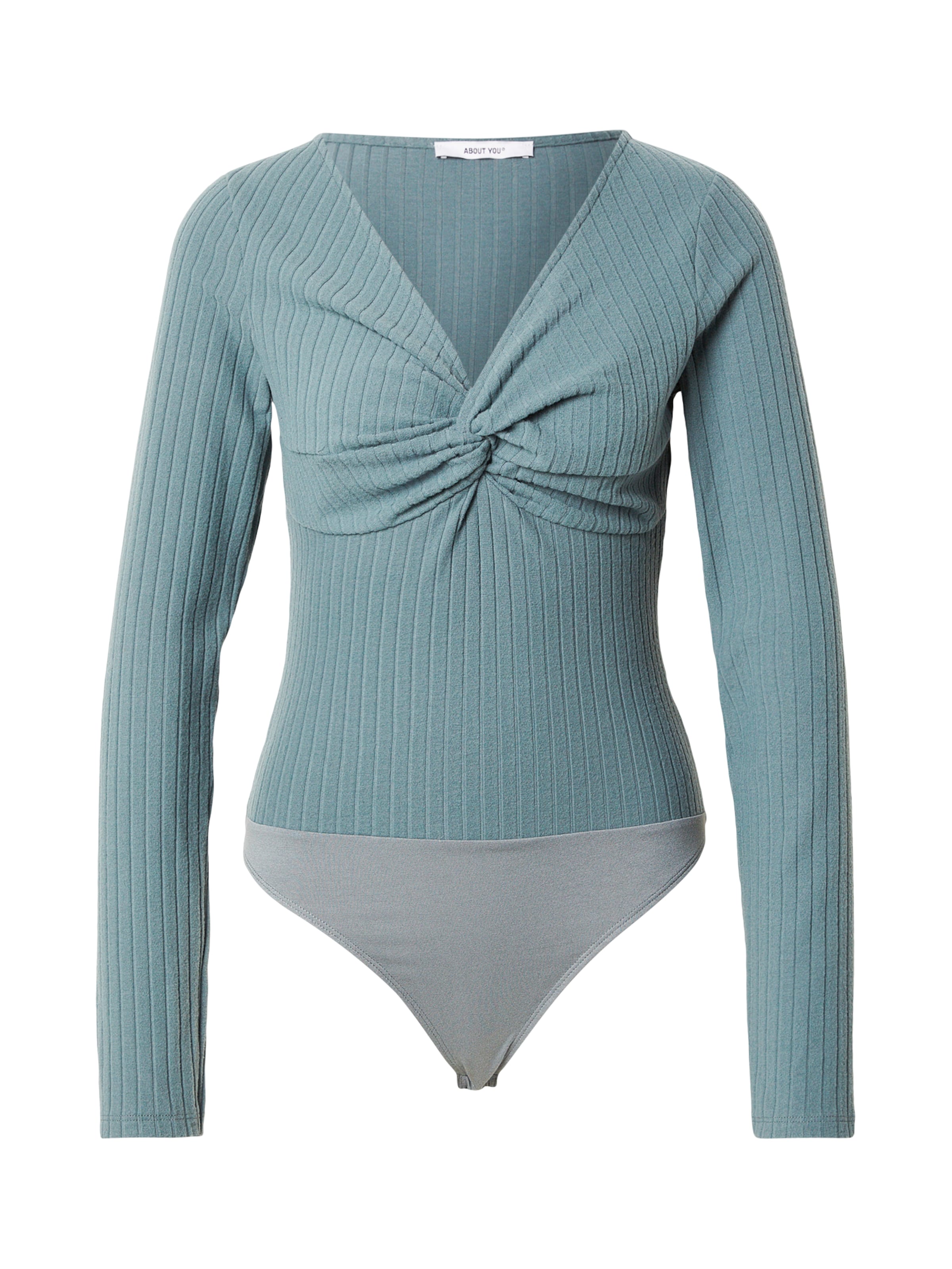 ABOUT YOU Блуза боди 'Tabea' в зелено: отпред