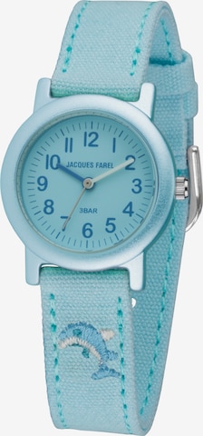 Jacques Farel Uhr in Blau: front