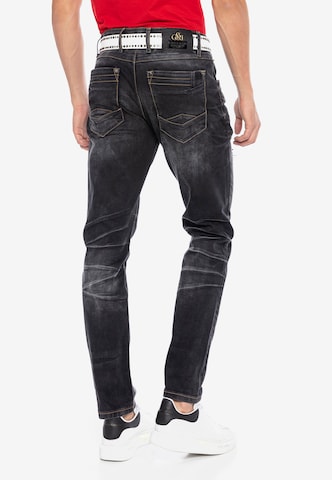 CIPO & BAXX Regular Jeanshose in Schwarz