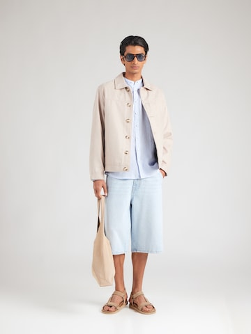 FYNCH-HATTON Regular fit Button Up Shirt in Blue