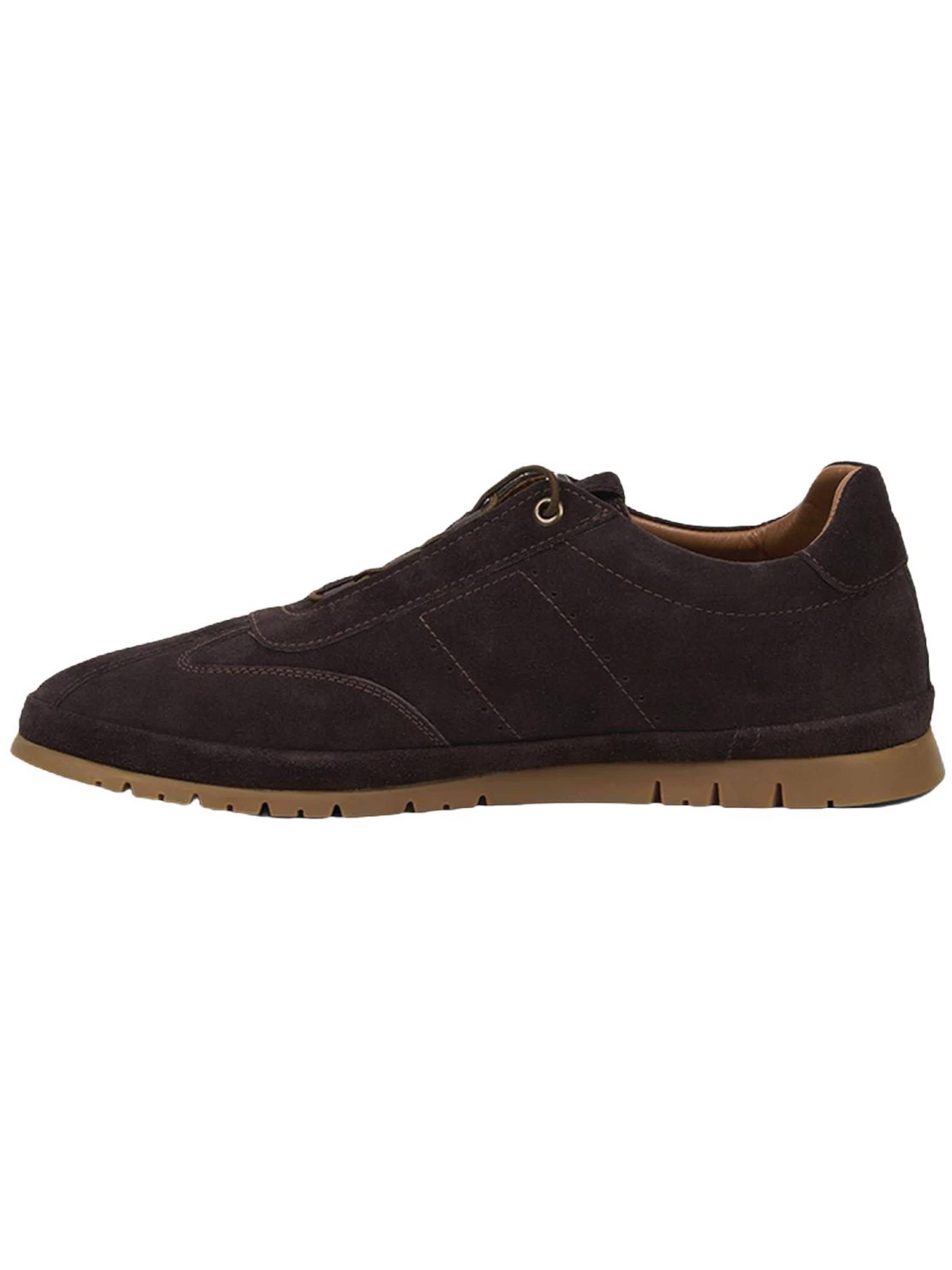 Chaussure basse 'Schnürschuhe' Desa en marron : devant
