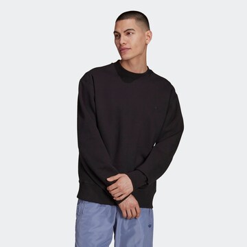 ADIDAS ORIGINALS Sweatshirt in Zwart: voorkant