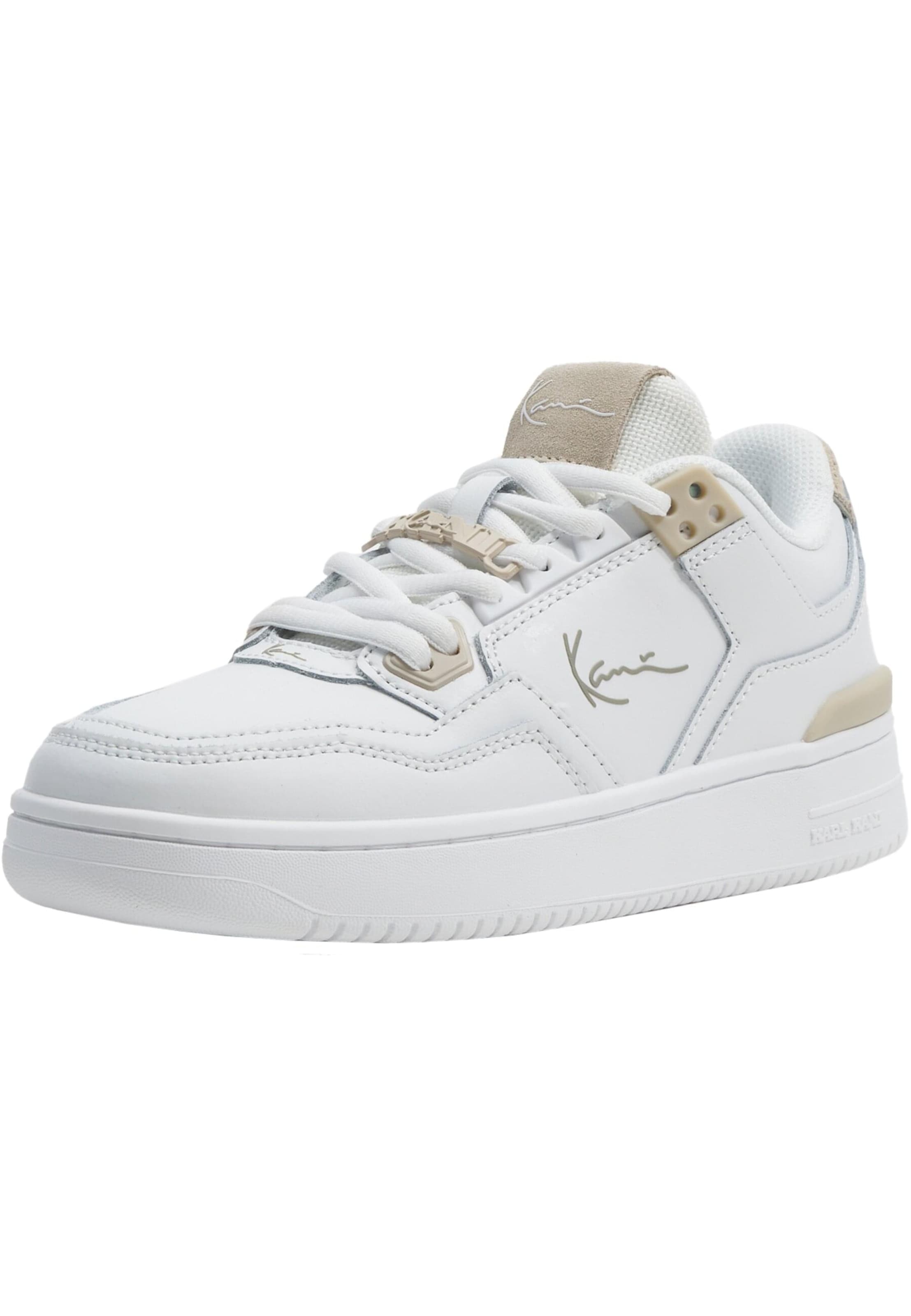 Sneaker bassa 'LXRY' di Karl Kani in bianco: frontale