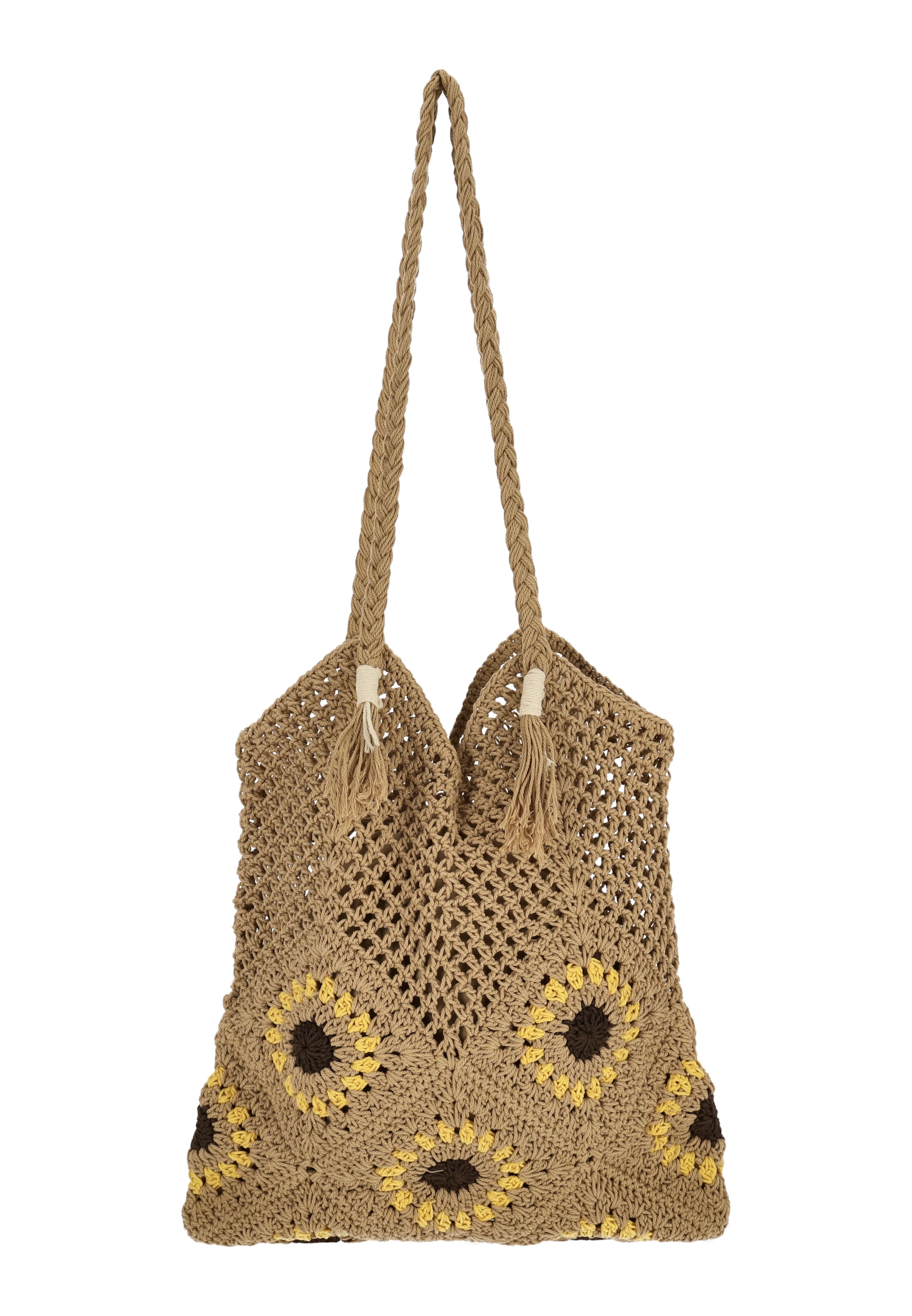 IZIA Shopper in Bruin: voorkant