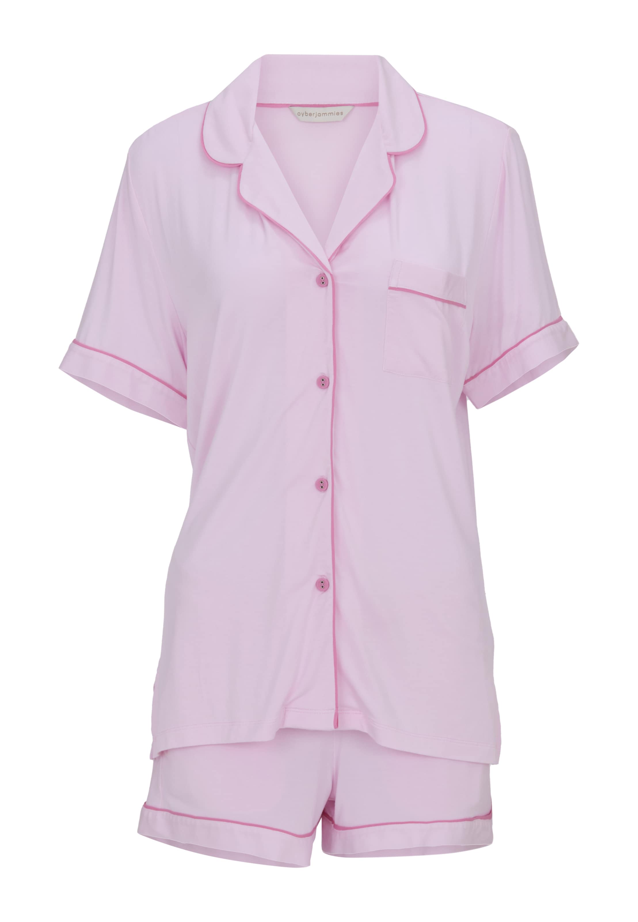 Pyjama 'Francesca' Cyberjammies en rose : devant