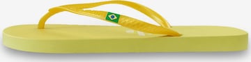 Brasileras Strand-/badschoen 'Classic Pearl W' in Geel: voorkant