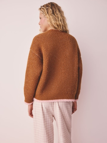 Next Pullover 'Snoopy' i brun