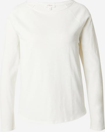 s.Oliver Shirt in White: front