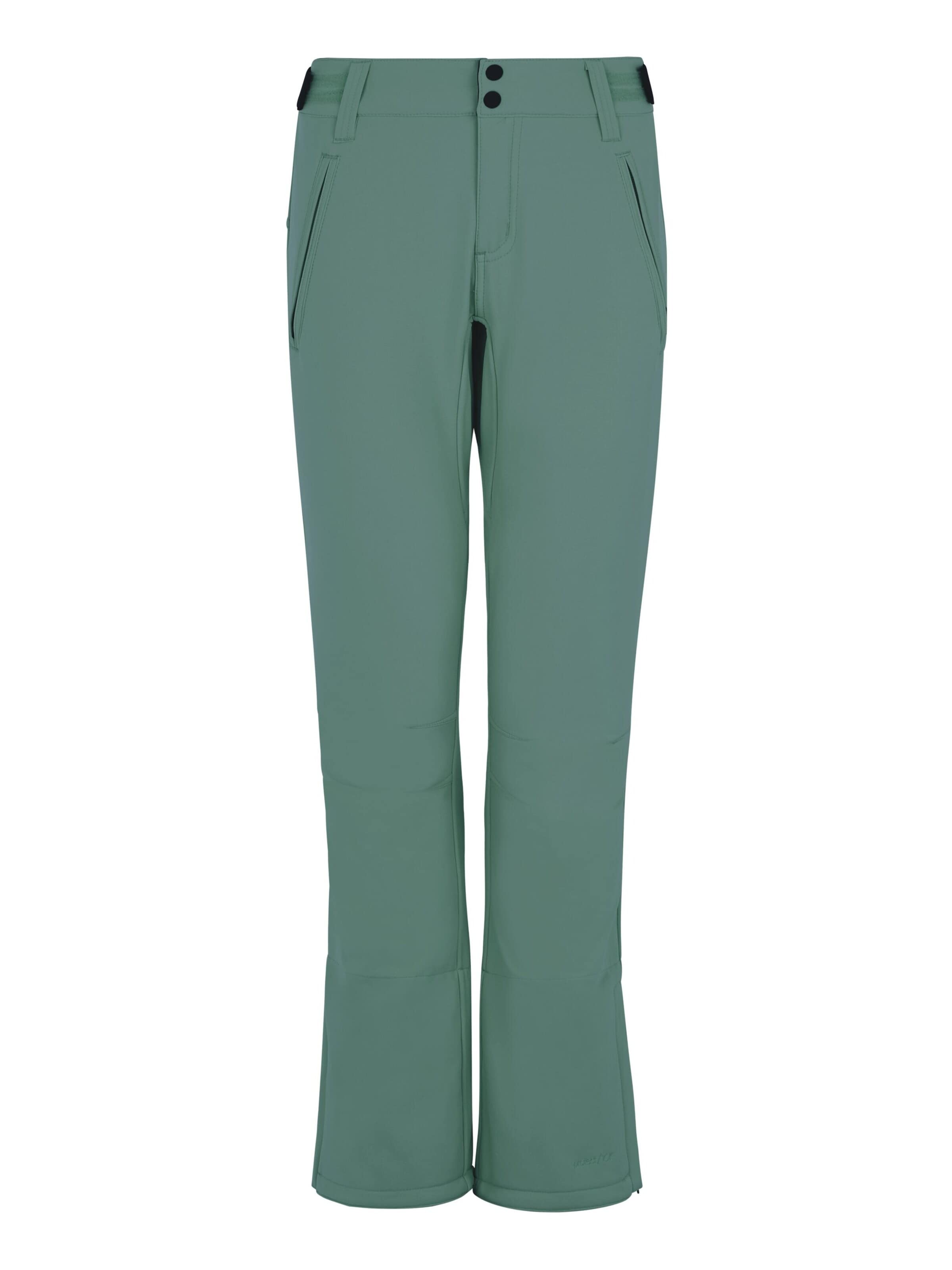 PROTEST Slimfit Sportbroek 'PRTRELOLE' in Groen: voorkant