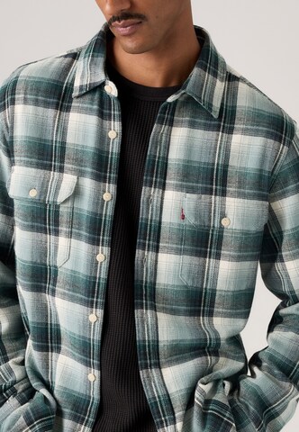 LEVI'S ® Regular fit Button Up Shirt 'JACKSONWORKER' in Green