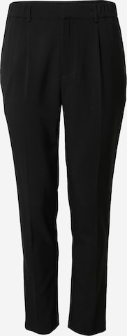 DAN FOX APPAREL Trousers with creases 'Milan' in Black: front