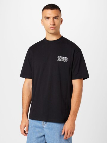 melns TOPMAN T-Krekls: no priekšpuses