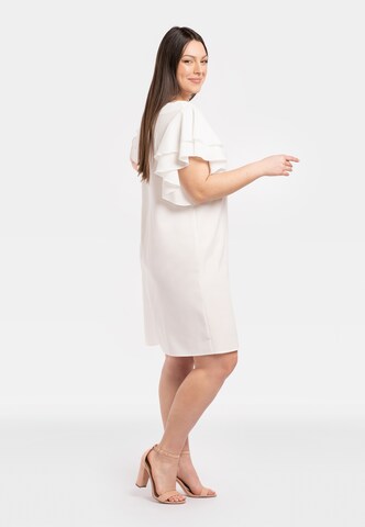 Robe de cocktail 'ELIANA' Karko en blanc