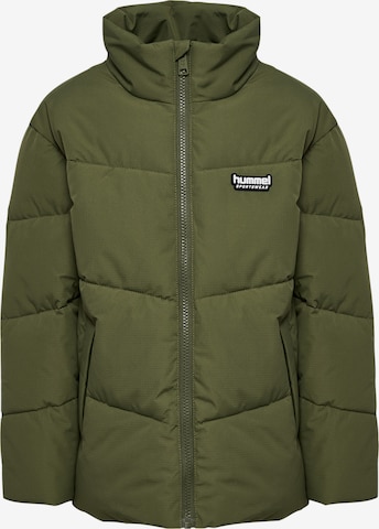 Hummel Between-Season Jacket in Green: front