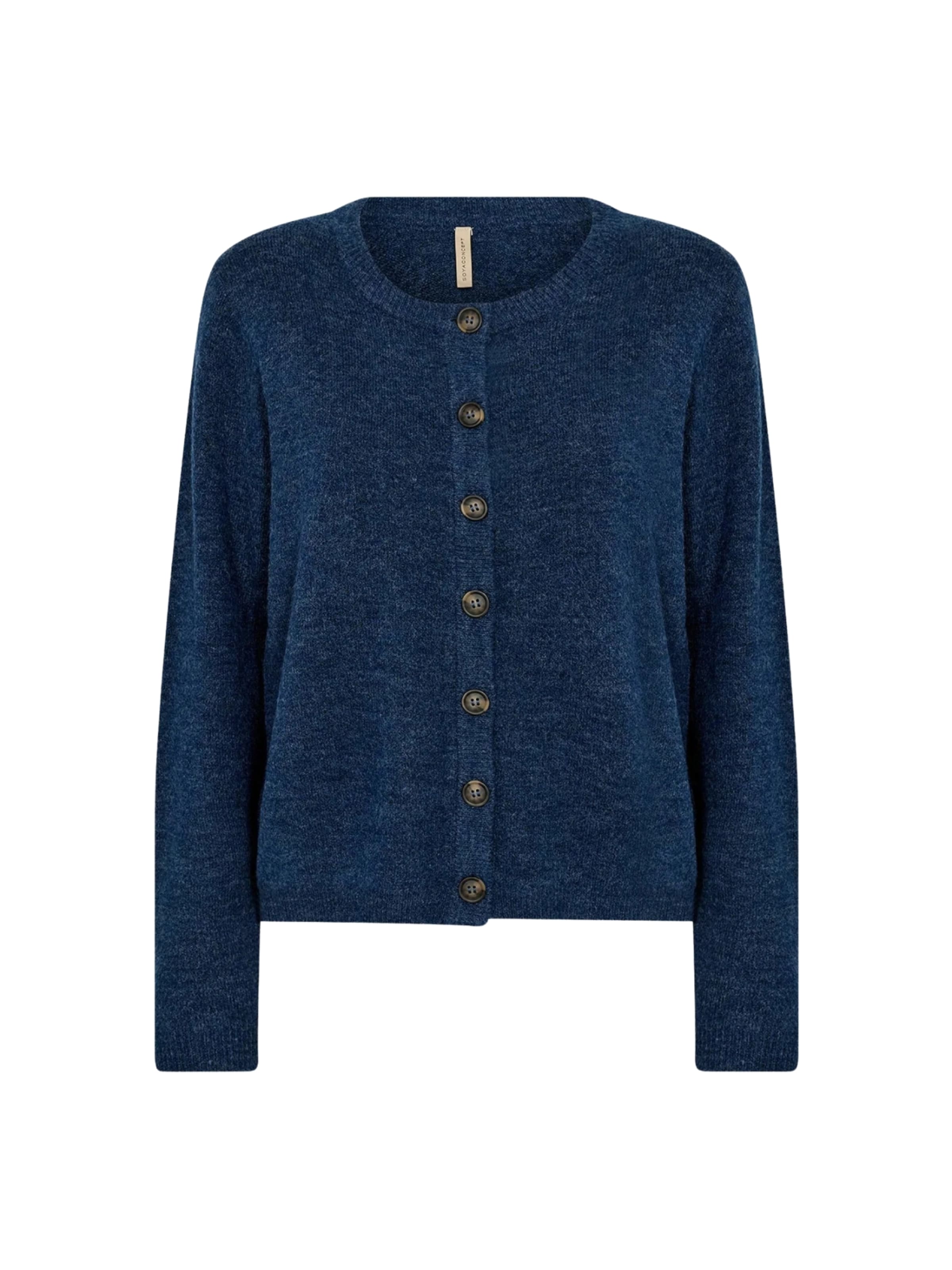 Soyaconcept Gebreid vest 'SC-ORLEAN' in Blauw: voorkant