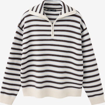 MANGO Pullover 'RIZIN' in Braun: Vorderseite