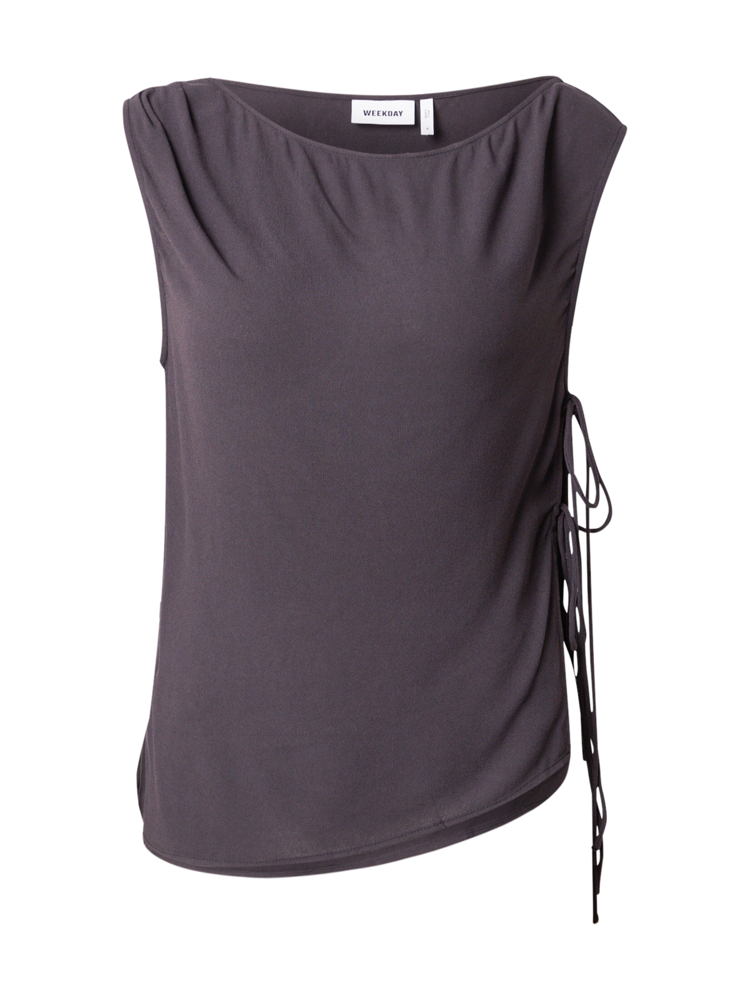 WEEKDAY Топ в Черный: спереди