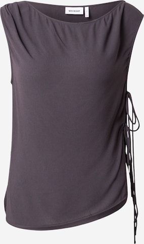 WEEKDAY Topp i svart: framsida