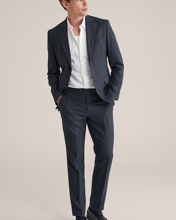WE Fashion Slimfit Pantalon in Blauw