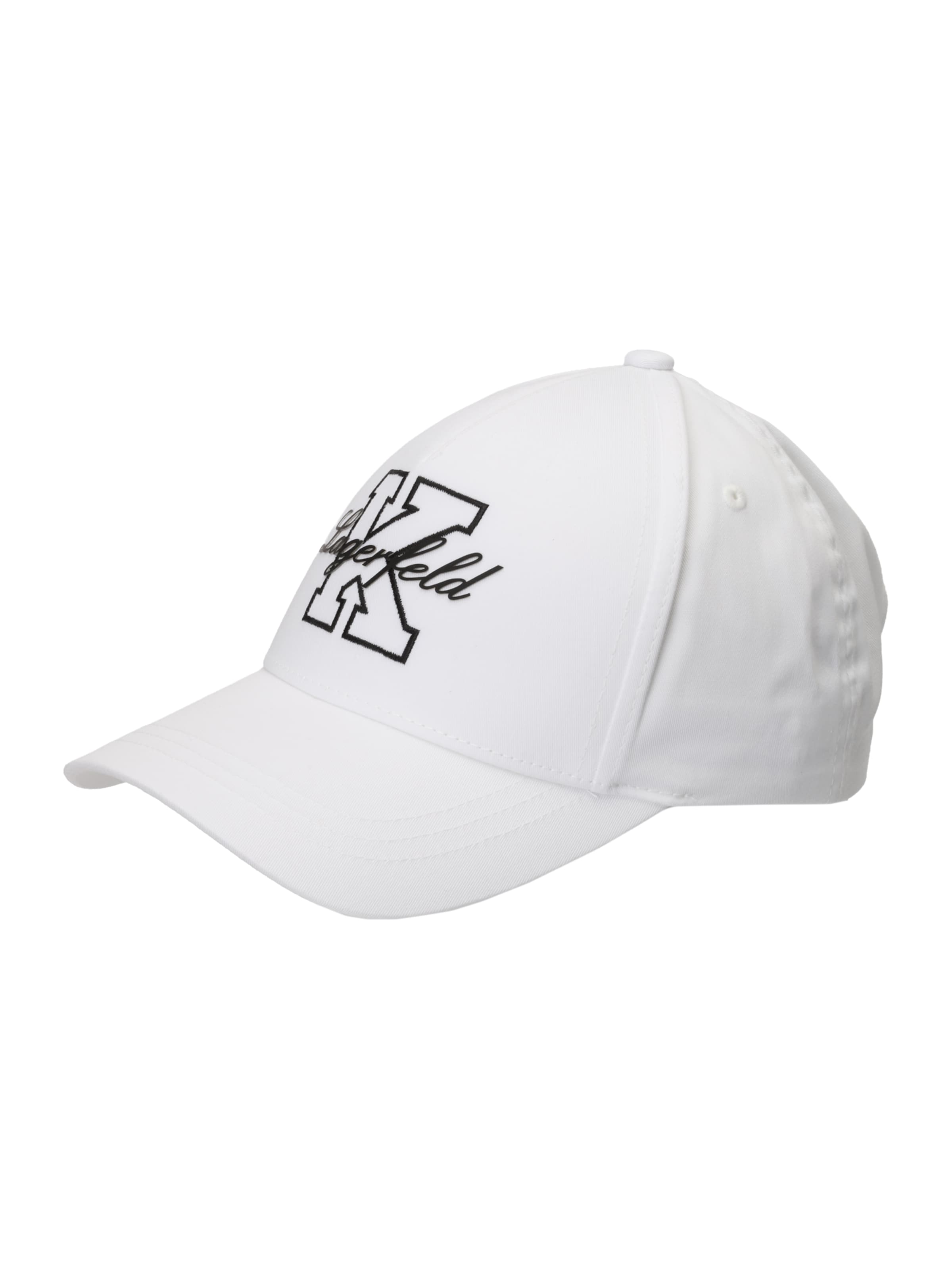 Karl Lagerfeld Cap in Weiß: Vorderseite