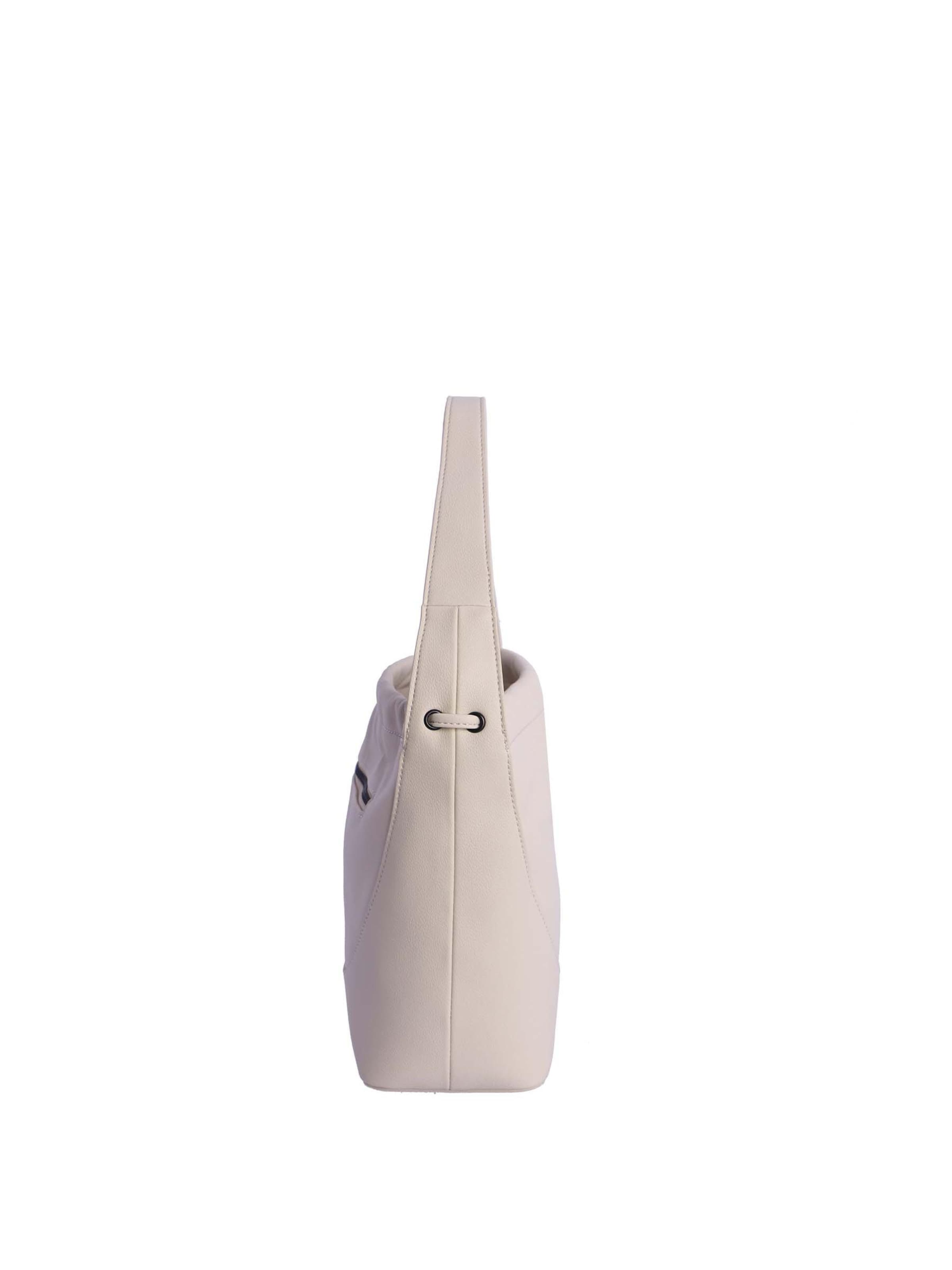 Don Algodon - Bolso de hombro 'Bolso de hombro para mujer DON ALGODON Verai de piel sintética con cremallera' en blanco