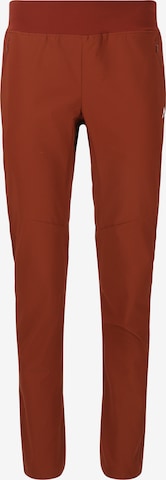 Whistler Regular Workout Pants 'Vera' in Brown: front