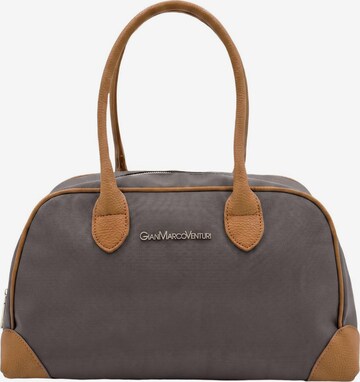 Borsa a spalla di GianMarco Venturi in grigio: frontale
