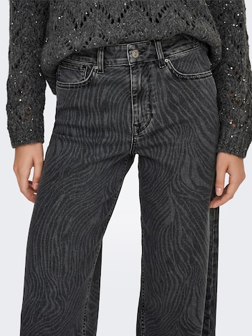 ONLY Wide Leg Jeans 'ONLMADISON BLUSH' in Grau