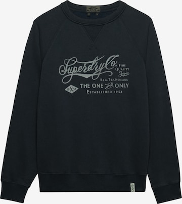 Sweat-shirt Superdry & Co en bleu : devant
