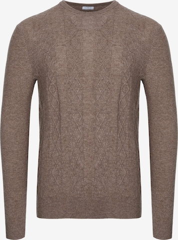 Pullover 'Malo Optimum Kaschmir Pullover braun' di Malo in marrone: frontale