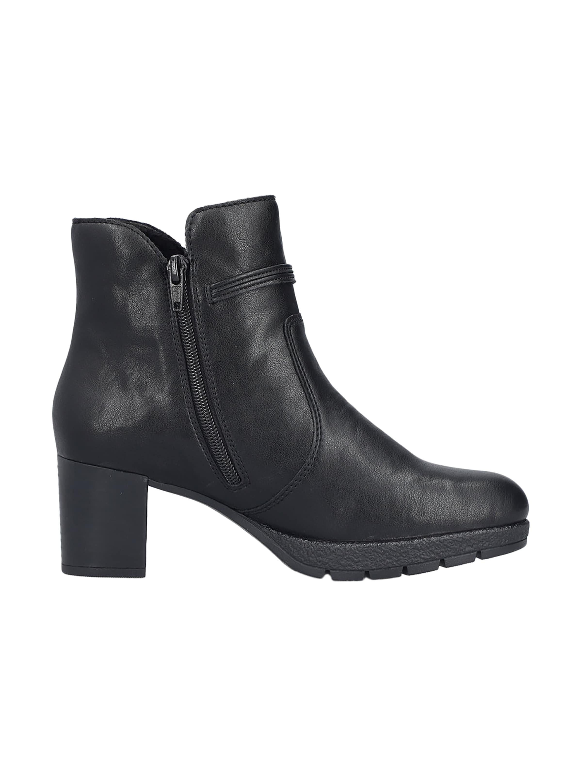 Rieker Ankle boots 'Girona Absatzstiefelette' in Black