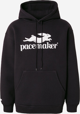 Pacemaker Sweatshirt 'Edin' in Zwart: voorkant