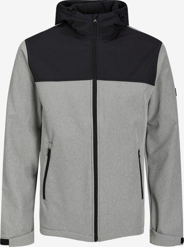 JACK & JONES سترة غير رسمية 'Marvin' بلون رمادي: الأمام