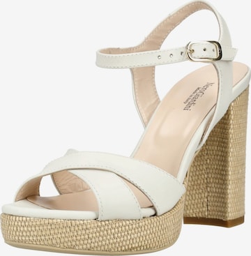 Sandales à lanières Nero Giardini en blanc : devant